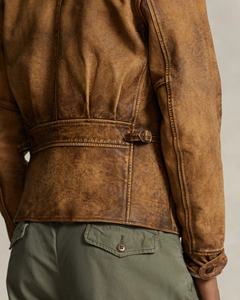 เสื้อแจ็คเก็ตหนังแท้คุณภาพสูงสำหรับผู้ชาย ใส่ได้ในฤดูหนาว สไตล์สตรีทแวร์ ระบายอากาศได้ดี แห้งเร็ว ราคาขายส่ง - Product Image 6