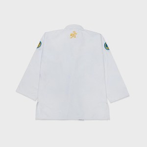 Shoyorol Batch unisexe de haute qualité # Kimono brésilien blanc 105 BJJ Gi Jiu Jitsu Uniforme 100% coton respirant Logo personnalisé 440g - Product Image 2
