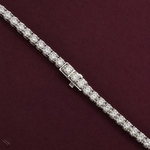 Cadena de tenis de moissanita de 5.5 MM, cadena de eslabones con corte, joyería de lujo, chapada en oro, estilo hip hop para hombre, certificada IGI, regalo para fiestas - Product Image 2