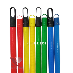 Palo de escoba de madera 2 en 1, respetuoso con el medio ambiente, resistente al agua, recubierto de PVC, portátil, escoba corta y larga, recogedor a todo color PP, venta al por mayor - Product Image 5