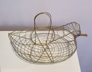 Chicken Coop <b>Egg</b> Basket, Metal Wire <b>Egg</b> Collector for Daily Use - Product Image 4