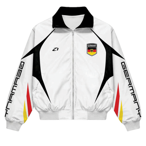 Conjunto de Chaqueta Cortavientos y Pantalones Cortos Personalizados de Moda con Diseño Nacional de Alemania, Chándal Sublimado para Equipos Deportivos, Ropa de Verano, Sudaderas con Capucha, Pedido al por Mayor - Product Image 5