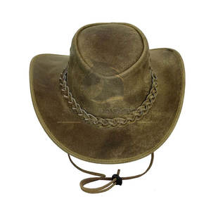 Venta Directa de Fábrica, MOQ Bajo, Sombreros de Cuero a Precio Económico, Sombreros de Cuero de Marca Privada para Venta en Línea - Product Image 1