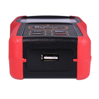 Testeur d'épaisseur ultrasonique pour métaux, acier et aluminium avec port USB, mémoire interne, 100 000 données, écran LCD et sonde automatique