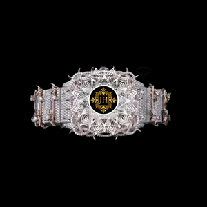 Best Luxury Rose Gold Iced Out Thorn Bezel Square Dial Watch for Men Stainless Steel Quartz <b>Wristwatch</b> For Party And Events - Product Image 1