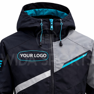 Chaqueta de Esquí Impermeable y Ecológica de Invierno, Personalizada de Fábrica, Unisex, Cortavientos, con Capucha y Cierre Frontal, Modelo Wida, Superventas - Product Image 3