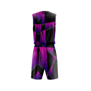 ชุดบาสเก็ตบอลชายแบบซับลิเมชั่น เสื้อกีฬาแขนกุด ขายส่ง - Product Image 6