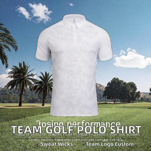 Men's <b>White</b> <b>Polo</b> Shirt Short Sleeve Breathable Knitted 100% Polyester Classic Fit Golf Wear - Product Image 3