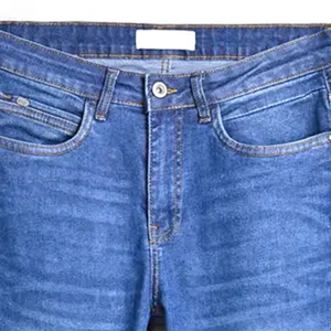 กางเกงยีนส์ทรงตรงสำหรับผู้ชายทรงคลาสสิกสไตล์ลำลองสไตล์สตรีททรงสลิมฟิตกางเกงยีนส์สีน้ำเงินซักสีสไตล์เรโทรสำหรับผู้ชาย - Product Image 4