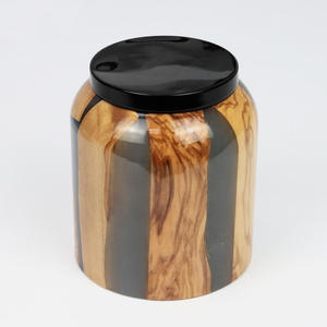 Top Selling Wooden & Metal Bakhoor Burner with Acrylic Storage Jar Luxury <b>Oud</b> <b>Incense</b> Holder for Arabic Home Decor & Elegant - Product Image 3