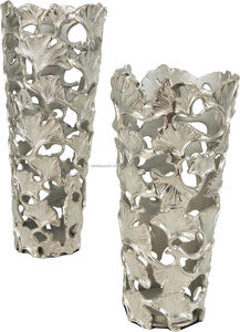 Aluminum Flower <b>Vase</b> <b>Set</b> for Minimalist Home Decor Versatile Design for Bedroom Living Room and Office Spaces Metal <b>Vases</b> - Product Image 4