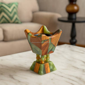 Quemador de Incienso Mabkhara Bhakhoor de Resina y Madera, Hecho a Mano, Moderno y de Alta Demanda, por Artesanos Indios, Obra de Arte Maestra - Product Image 5