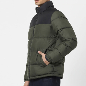 Hot Selling Premium Quality Unisex Puffer <b>Jacket</b> Stand Collar Patchwork Design Thick <b>Winter</b> <b>Waterproof</b> <b>Jacket</b> for Online Sale - Product Image 6
