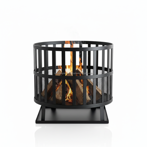 Insert de foyer encastré pour tables de repas d'extérieur avec pierres de lave ou verre - Product Image 3