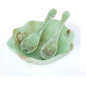 Tazón Decorativo Multiusos para Mesa, Ecológico, de Resina Epoxi con Diseño de Ágata, para Servir Ensaladas - Product Image 2