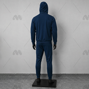 Conjunto deportivo con capucha y cremallera para hombre, conjunto de jogger de longitud completa, ropa deportiva informal, servicio OEM - Product Image 4