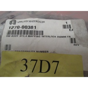 AMAT 1270-00381 SW Assy ST3, 4 Mapping Interlock - Équipement et pièces semi-conductrices d'occasion fiables à l'échelle mondiale - Product Image 5