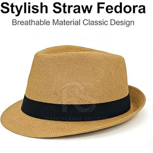 Sombreros Fedora clásicos para hombres y mujeres, sombrero elegante de ala ancha, aspecto elegante, perfecto para fiestas, atuendos informales y actividades al aire libre - Product Image 4