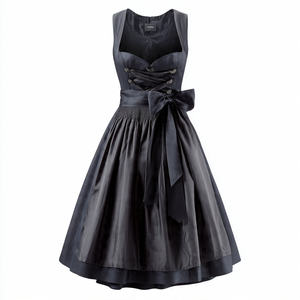 Dirndl bavarois à col droit, léger et respirant, vente en gros, personnalisation de robes Dirndl bavaroises - Product Image 1