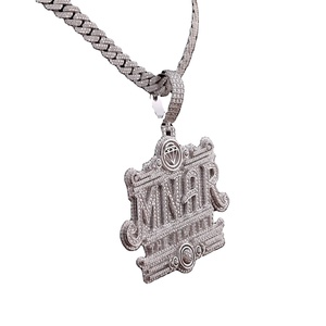 Personalizado Iced out MNAIR Declaración Moissanite Diamond Jewelry Mejor calidad Hip Hop para fiestas Regalos Bodas - Product Image 4