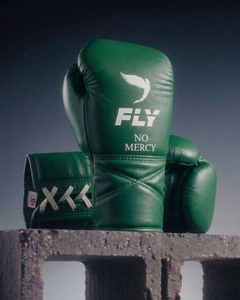 Guantes de Boxeo Fly Superlace Verdes y Blancos, con Cierre de Velcro, para Entrenamiento Profesional, de Cuero, con Dedos Completos, Absorbentes de Humedad, de 8oz a 16oz - Product Image 4