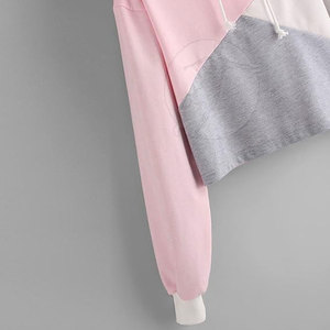 Hoodies tissés par sublimation haut de gamme, respirants, séchage rapide, personnalisables, coupe oversize, nouvelle mode, vente en gros OEM, crop top pour femme - Product Image 5