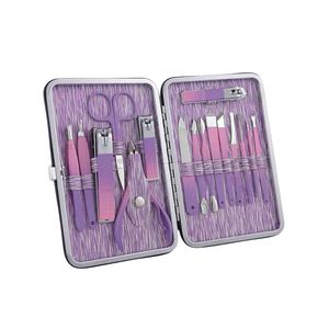 Juego de Cortaúñas de Acero Inoxidable de 15 Piezas, Cortaúñas, Kit de Manicura, Caja con Logotipo Personalizado de Lujo, Kit Profesional 7 en 1 - Product Image 1