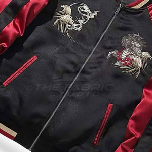 เสื้อแจ็คเก็ตซูกะจังคุณภาพพรีเมียมสำหรับฤดูหนาว ด้านหน้าเป็นมิตรต่อสิ่งแวดล้อม ระบายอากาศได้ดี พร้อมลายปักอย่างประณีต เนื้อผ้าบางเบา สวมใส่สบาย - Product Image 6