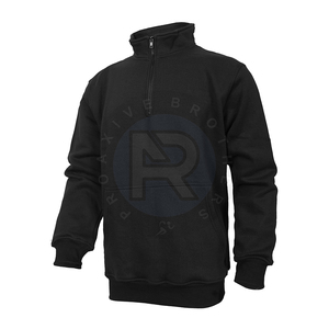 Sweat-shirt à fermeture éclair pour homme, manches longues, décontracté, chaud, pull-over, tissu doux et confortable, sport, fitness, entraînement en plein air - Product Image 4