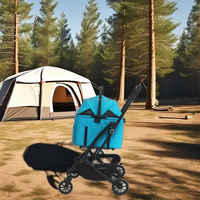 Remorque de vélo pour chien KS-6900, pliable, légère, 4 roues en aluminium, capacité de charge de 20 kg, amortisseurs toutes saisons