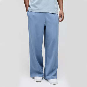 กางเกงวอร์มทรงหลวมแบบมีแถบข้างสำหรับผู้ชาย ปี 2026 โลโก้แบบกำหนดเองได้ สวมใส่สบายๆ เหมาะกับกิจกรรมกลางแจ้ง ทรงขาบาน หลวม โอเวอร์ไซส์ แบบซ้อนทับกัน - Product Image 6