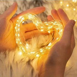 Button battery powered mini decorative <b>lights</b> perfect for home decor and special occasions. - Product Image 2