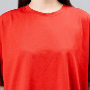 T-shirts décontractés en modal pour femmes, personnalisables avec logo, doux, respirants, pour l'été, vente en gros, OEM, hauts streetwear à manches courtes pour femmes, en vrac - Product Image 6