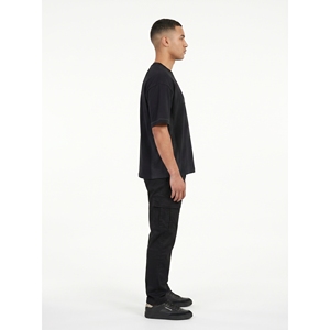 Puff Print Drop Shoulder Men's Streetwear Graphic Tee Shirt-230 GSM Cotton Blend-XS Size - Product Image 3