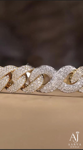Bracelet Hip Hop Iced Out en Moissanite, Maille Cubaine, Argent 925 Plaqué Or Rose et Rhodium, Chaîne Unisexe pour Cadeau de Mariage - Product Image 6