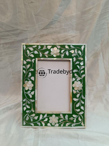 กรอบรูปงานฝีมือประดับเปลือกหอยมุกคุณภาพพรีเมียม ทำด้วยมือโดย Tradebyd - Product Image 6