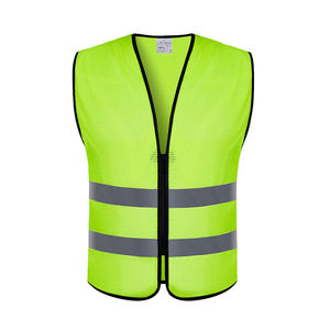 Chaleco de Seguridad Transpirable de Malla Verde, Chaleco de Seguridad para Verano - Product Image 6