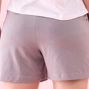 Shorts cargo gris pour femmes, poches latérales, fermeture boutonnée, coupe classique, 100% coton, séchage rapide, respirant, écologique, vêtements décontractés - Product Image 4