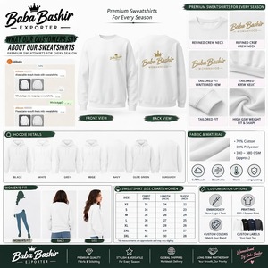 Sudadera de cuello alto negra para mujer con cremallera de un cuarto, estampado de letras BBE, manga larga, de algodón, con logo frontal, antiarrugas - Product Image 2