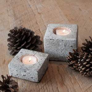Portavelas de Concreto Hecho a Mano de Primera Calidad TCE para Decoración del Hogar, Centro de Mesa, Uso en Hoteles y Restaurantes - Product Image 3