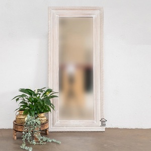 Premium Wooden <b>Wall</b> <b>Mirror</b> Contemporary Full Length Design Luxury Dressing Accent for Modern Interiors - Product Image 2