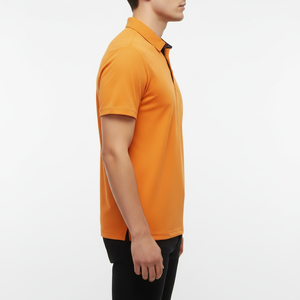 เสื้อโปโลผู้ชายผ้าฝ้าย 190 GSM ทรงปกติ แขนสั้น คอวี แฟชั่นลำลอง ใส่สบาย ระบายอากาศดี บริการ OEM - Product Image 4