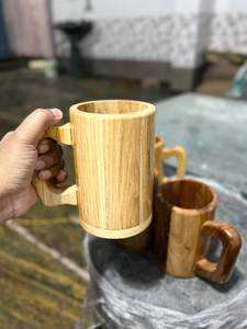 Magnifiques tasses en bois, soigneusement fabriquées pour préserver les motifs des graines, pour des collections de vaisselle attrayantes. - Product Image 6