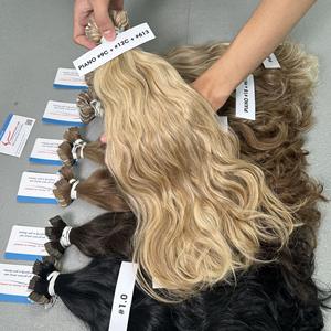 Articles très demandés Extensions de cheveux à clipser Cheveux vierges Fournisseur de cheveux humains vietnamiens Cheveux humains vietnamiens Prêt à expédier - Product Image 4