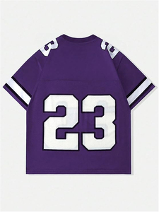 เสื้อเจอร์ซีย์ตาข่ายระบายอากาศทรงปกติแบบยูนิเซ็กซ์ ปรับแต่งได้ แขนสั้น ไซส์พลัส สำหรับแฟนทีมอเมริกันฟุตบอล - Product Image 6