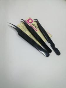 Pinzas Profesionales para Extensión de Pestañas de Acero Inoxidable, Pinzas para Volumen de Pestañas, Pinzas para Extensión de Pestañas Postizas con Logotipo Personalizado - Product Image 5