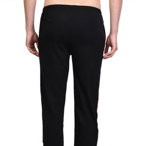 Men's <b>Black</b> Sweatpants Elastic Waist Side Stripe Knitted Casual Breathable Spring Wear - Product Image 5