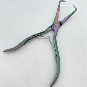 Hair Extension Pliers 5.5 Inch Silver Clamp Professional Bond Bead <b>Removal</b> Tool Stainless Steel Hair Extension - Product Image 1