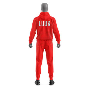 All Season Geometric Tracksuit Set Unisex Full <b>Zip</b> <b>Hooded</b> Sweatshirt and Athletic Pants Outfit Side Pockets Quick Dry Wear - Product Image 2