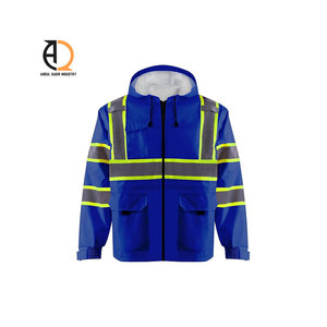 Safety <b>Jacket</b> High Visibility <b>Reflective</b> Construction Workwear <b>Jacket</b> - Product Image 1